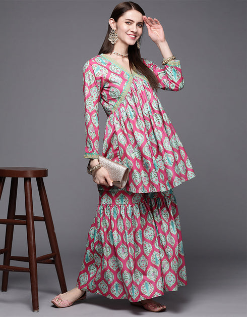 Rani Velvet Suit Sharara