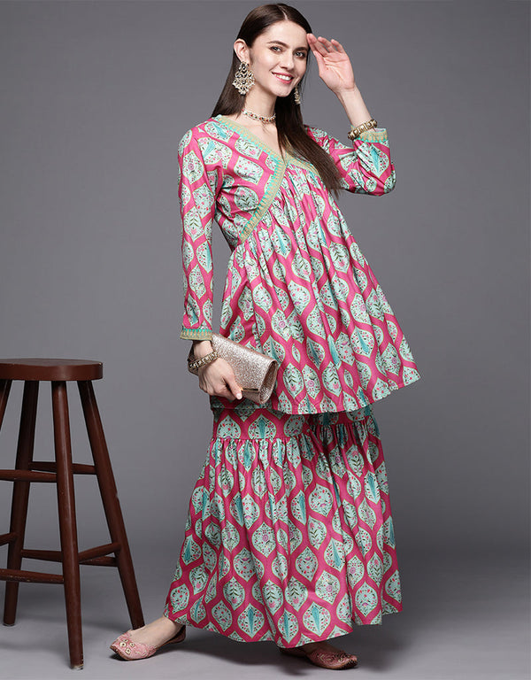 Rani Velvet Suit Sharara