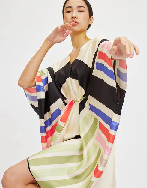 Beige Soft Satin Silk Kaftan Buy designer kaftan Online