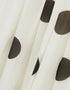 Designer Party Wear Off Shoulder Maxi Dress Off White Premium Twill Chiffon Maxi Dress Side View