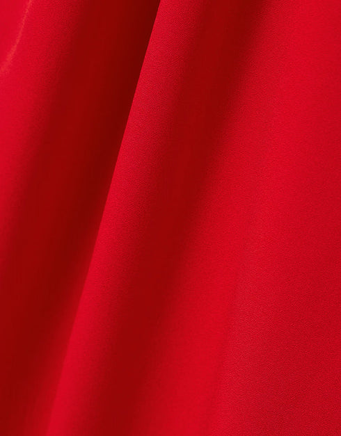 red viscose silk trendy designer party wear maxi dress digital printed work details for dress jsdc-7030-red Side View