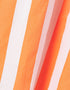 Designer Party Wear Maxi Dress Orange Rayon Blend Maxi Dress Side View