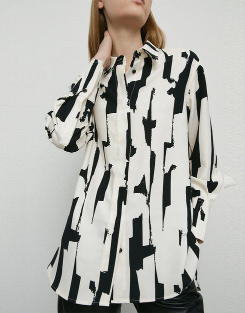 White And Black Heavy Designer Digital Printed Oversize Shirt And Pant Buy pretty Kaftan