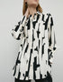 White And Black Heavy Designer Digital Printed Oversize Shirt And Pant Buy pretty Kaftan