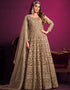Light Taupe Net Pant Anarkali