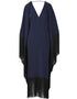Navy Blue Heavy Designer Heavy Maxi Dress designer kaftan