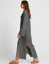 Grey Heavy Designer Heavy Fency Maxi Dress designer kaftan
