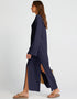 Navy Blue Heavy Designer Heavy Fency Maxi Dress designer kaftan