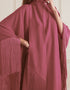 Salmon High Neck Style Fringed Kaftans buy designer kaftan