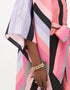 Pink Silk Crepe Kaftan designer kaftan