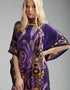 purple haze diamond crepe trendy designer party wear maxi dress digital printed work details for dress jsdc-5917 Side View