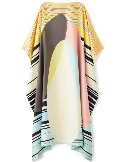 Multi Soft Satin Silk Kaftan Buy African Kaftans