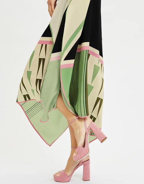 Black And Beige Latest Soft Silk Crepe Kaftan Buy silk kaftan