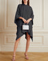 Dark Grey Heavy Designer Heavy Maxi Dress