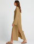 Beige Heavy Designer Heavy Fency Maxi Dress African Kaftans