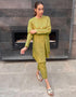 Lemon Nirvana Silk Pant Shirt Side View