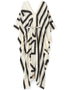 Black & White French Moss Kaftan Buy Beach Kaftans Online