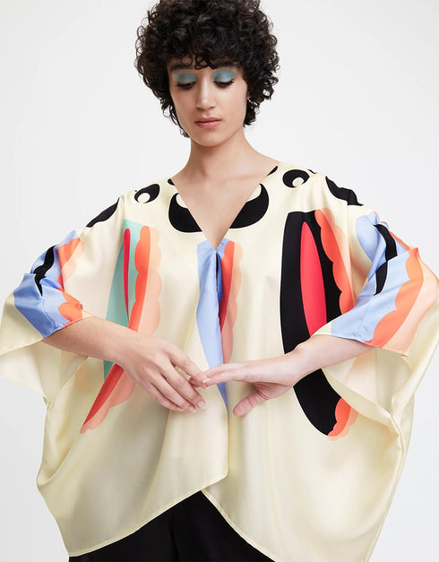 Cream Soft Satin Silk Kaftan Buy silk kaftan