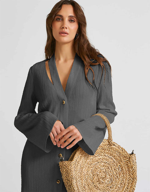 Grey Heavy Designer Heavy Fency Maxi Dress Buy designer kaftan