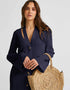 Navy Blue Heavy Designer Heavy Fency Maxi Dress Buy designer kaftan