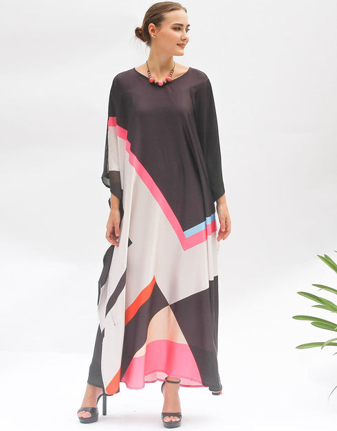 Black Free From Chest With Length 56 Inch pretty Kaftan online