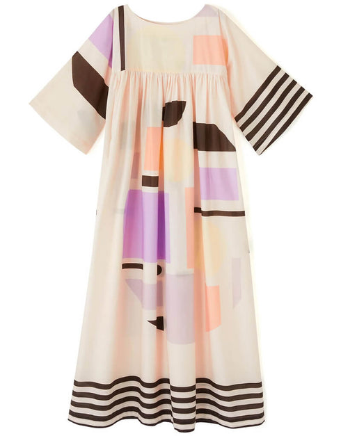 Beige Poly Rayon Cotton Kaftan Buy designer kaftan Online