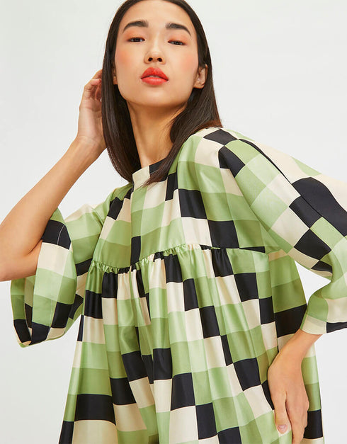 Green Poly Rayon Cotton Kaftan Buy multi color kaftan