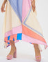 Beige And Violet Latest Soft Silk Crepe Kaftan womens kaftan online