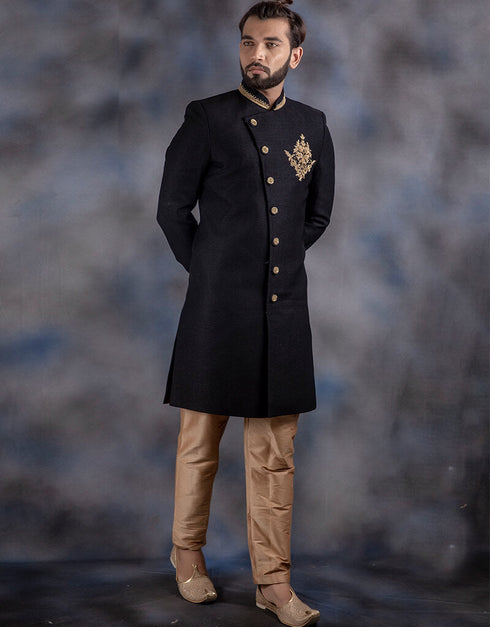 Black Kurta Imported Chudidar