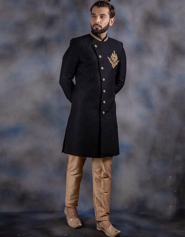 Black Kurta Imported Chudidar