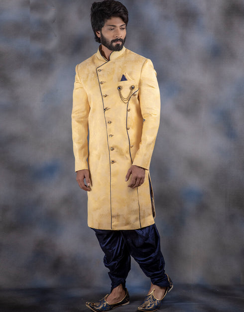 Cream Kurta Imported Dhoti