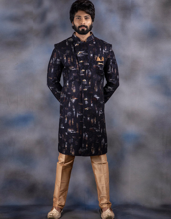 Black Kurta Imported Chudidar