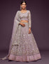 Dusky Orchid Soft Net Lehenga Choli