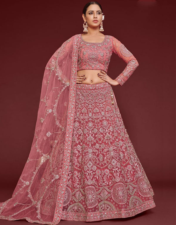 Fantasy Rose Soft Net Lehenga Choli