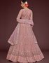 Pearl Pink Soft Net Lehenga Choli Salwar Kameez