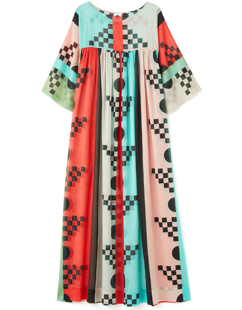 Multi Poly Rayon Cotton Kaftan buy womens kaftan