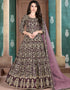 Purple Faux Georgette Anarkali Anarkali