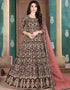 Maroon Faux Georgette Anarkali Anarkali