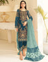 Rama Pant style Suit Georgette Salwar Kameez in Sequins Embroidery & Lace Work