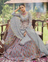 elegant french grey fox gorgette designer party wear salwar suit with french grey fox gorgette ie-944 Back View