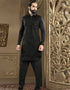 Black Kurta Banarasi Dhupion Silk Chudidaar