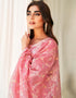 Designer Party Wear Silk Blend Salwar Suits Collection Ruddy Pink Myntra Silk Pant Straight Close-up View