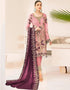 Designer Party Wear Faux Georgett Pakistani Suit Collection Pink Faux Georgette Pant Pakistani Suits Front View
