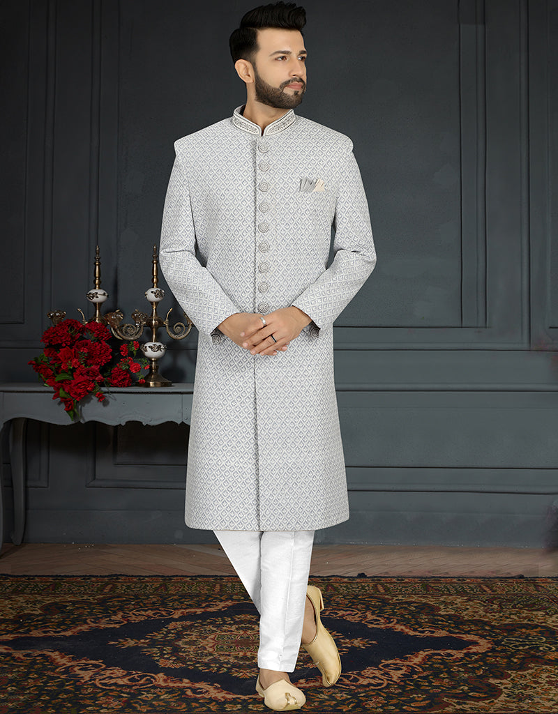 Maroon Kurta Jacquard Silk Brocade Chudidaar main image 1