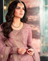 Designer Party Wear Dola Jacquard Pakistani Suit Collection Mauve Dola Jacquard Pant Pakistani Suits Close-up View