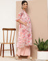 Designer Casual Wear Readymade Pink Georgette Palazzo Suit Side View