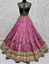 Heavy Designer Wedding Wear Silk Lehenga Choli Green Silk Lehenga Choli Close-up View