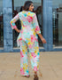 classy multi color cotton blend beautiful readymade co-ord top with bottom set suit design pant 13547-acy3304 Close-up View