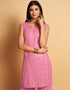 sophisticated pink georgette trendy party wear readymade salwar suit with pink georgette 13548-acy3314 Back View