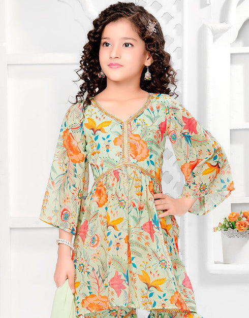 designer party wear readymade salwar suit georgette georgette off white of-13571-acy3460 Close-up View